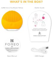 Foreo LUNA Mini 2 Sunflower - Cepillo Facial Sónico - details 2