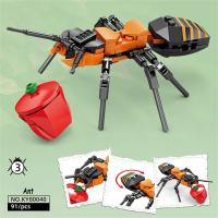 Juguetes De Bloques De Construcción Para Niñas Mariposa Coleccionables Modelos Duraderos Para Juego Y Educación Cucaracha Mantis Libélula - details 7