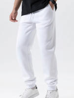 Pantalones De Correr Invierno Para Hombre/Mujer Joggers Deporte Fitness Gimnasio Fleece Color Sólido Trousers De Poliéster - details 5