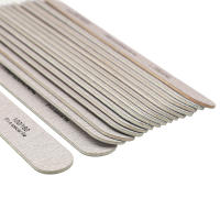 10pcs Archos De Uñas De Madera Para Manicura Y Pedicura 100/180 Arco Iris Espesor Profesional Para Polímero UV Gel Negro - details 5