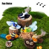Juguete De Gato Peluche De Simulación De Aves Con Sonido Auto Divertido Para Aliviar La Boredomina Plástico Y Tela - details 2