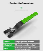 Llave De Desmontaje Ajustable Para Amoladora Angulada 10-46mm Con Mango Cubierto De Goma Herramienta Para Cambiar Disco De Amolado - details 7