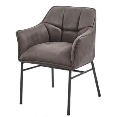 SILLA MICROFIBRA METAL 60X60X84 SIMIL PIEL FIJALO MB207829 - 1