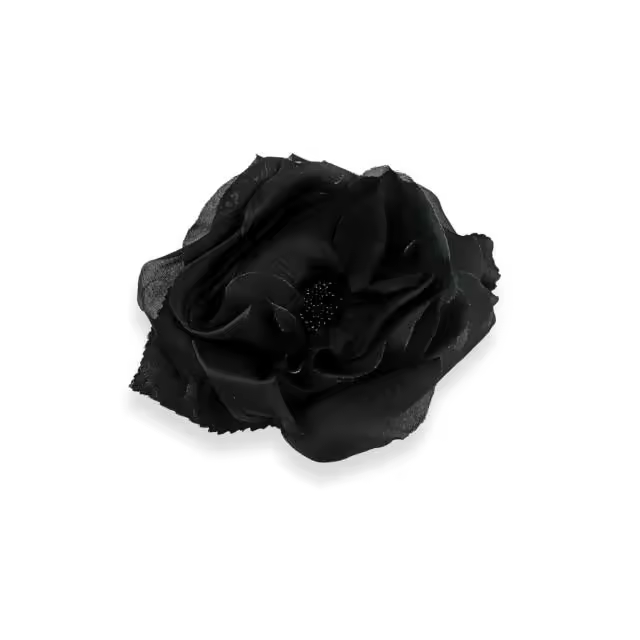 FLOR NEGRA DE ORGANZA Raíz FLORES Productos de Google Shopping Inicio NOVEDADES FLORES DE TELA FLORES DE ORGANZA - 1
