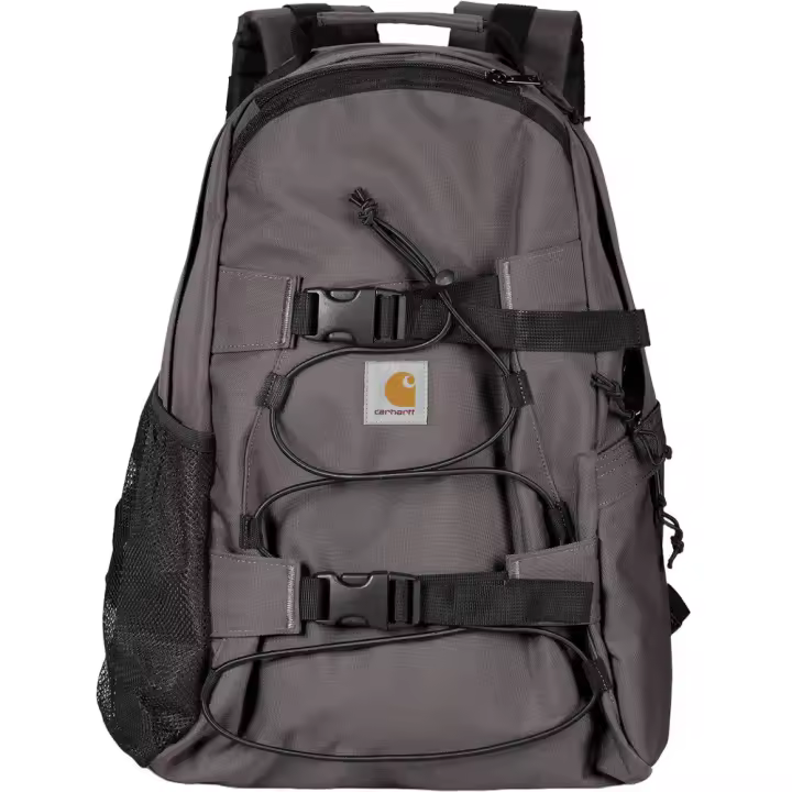 Mochila Gris Carhartt Kickflip Backpack Manta Repelente Al Agua Con Cremallera Bidireccional - 1
