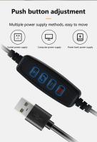 Lámpara Nocturna LED Simple Y Spiral 5V USB Para Mesa De Noche Con 3 Colores Decorativa Para Dormitorio Sala De Estar Oficina Y Estudio - details 7