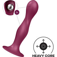 SATISFYER DOUBLE BALL-R RUMBLY KINETIC SENSATTION DILDO CONSOLADOR MASTURBACIÓN JUGUETES SEXUALES - details 0