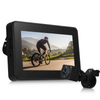 Espejo De Manillar Para Bicicleta Con Cámara Rear View 1080P Recargable Pantalla De 4.3'' Visión Nocturna Color Ángulo Amplio De 150° - details 1