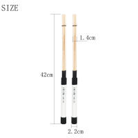 IRIN Pares De Palillos De Bambú Para Jazz Y Percusión Accesorio De Instrumento Musical De Alta Calidad Con Múltiples Rodillos - details 1
