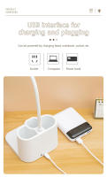 Lámpara De Escritorio LED Recargable USB Protección Ocular Para Lectura Y Dormitorio Luz Nocturna Para Estudio Y Oficina - details 18