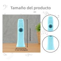 Flauta Kazoo Educativa Para Clase Instrumento Musical Fácil De Jugar Para Niños Regalos Para Amantes De La Música Decoraciones De Fiesta Fáciles De Jugar Con Correa De Cuello - details 5
