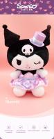 Peluche Sanrio Kuromi Hello Kitty Anime Kawaii Muñeco Suave Regalo De Cumpleaños Para Niña Niño Juguete De Colgante - details 0