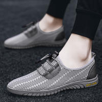 Zapatos Casuales Transpirables Para Hombre Verano Mocasines Deportivos Con Mesh Suela Suave Zapatos Planos Cómodos Para Negocios Y Uso Diario - details 17