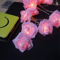 Luces De Rosas Rosa Para Dormitorio Luz LED De Batería Para Exteriores Luces Faeiras Románticas Para Casa Y Habitación Decorativas Para Fiesta - details 3