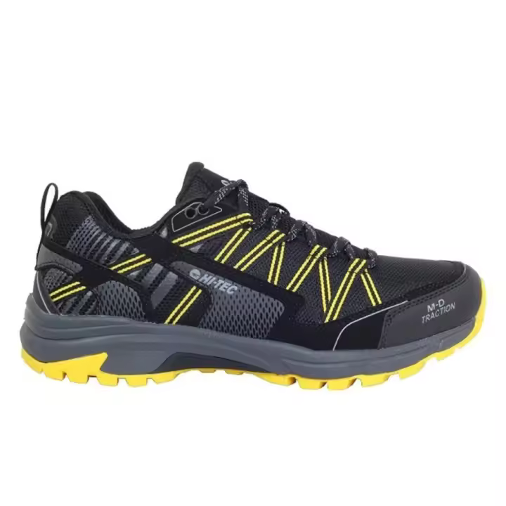 Zapatillas Hi-Tec Gravel Negro Charcoal Amarillo O0900081-002 - 1
