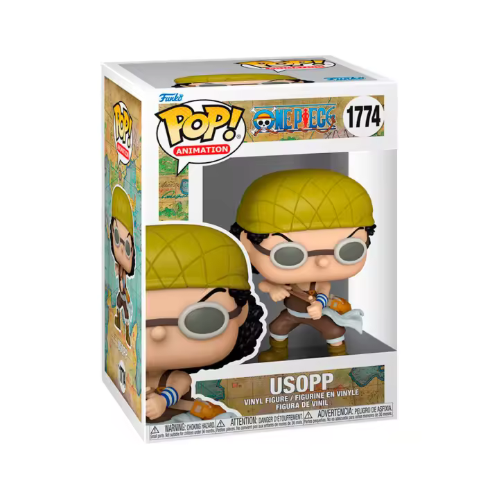 FIGURA FUNKO POP ONE PIECE USOP (2024) 9 CM - Nuevo a Estrenar - Original FUNKO - Miniatura POP - Figura de Colección Funko - Colección One Piece - Pop Anime - 1