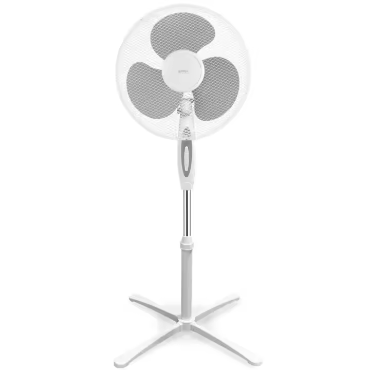 Homely Fresh 400 Ventilador Pie Aire Blanco Viento Oscilante 40w Gridinlux - 1