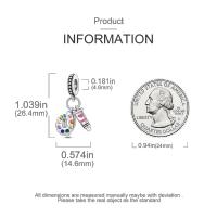 Colgante De Serie Trabajo Y Carrera En Color Plata Para Pulsera Pandora DIY Joyería Para Mujer Zirconia Metálica De Plata - details 6