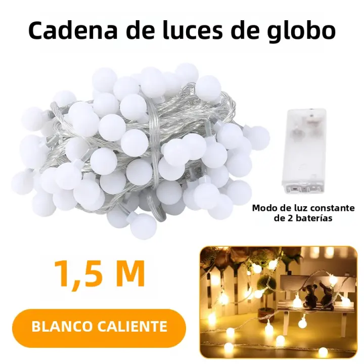 Cadena De Luces LED Pequeña 1.5M 3M 6M 10M RGB Blanco Cálido Para Exterior Camping Picnic Eventos Iluminación Interior Decoración De Fiesta - 1