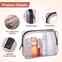 Neceser de Viaje Transparente Impermeable con Cremallera - details 1