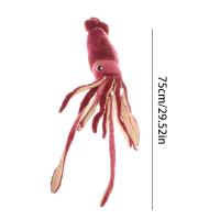 Oso De Peluche De 75cm Rojo Tinto Juguete Suave Para Niños Decoración Creativa Para Hogar Regalo De Navidad Y Cumpleaños - details 2