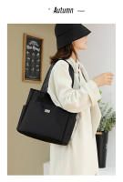 Bolso De Hombro Nylon Impermeable Gran Capacidad Bolso Tote Para Trabajo Escuela Y Viaje Ligero Y Práctico Para Mujer - details 25