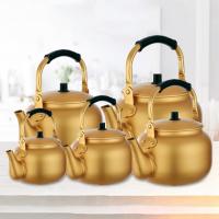 Hervidor De Agua De Oro Para Estufa Tetera Multifuncional Con Mango Ergonómico Para Café Y Té Kettle Para Camping Y Cocina - details 0