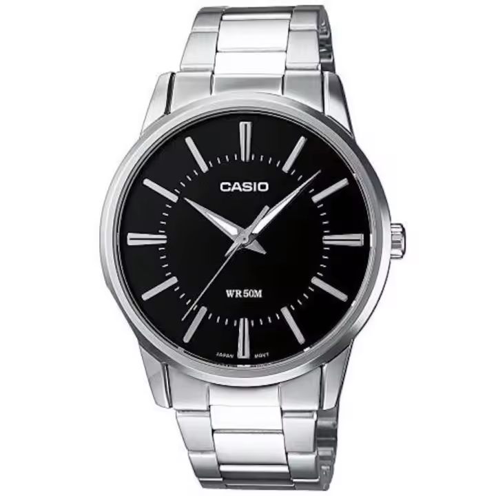 ​reloj clásico hombre Casio MTP-1303PD-1A 40mm 50m WR correa de acero Cierre de triple pliegue - 1