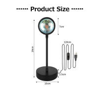 Lámpara De Puesta De Sol Inteligente Tuya Luz Nocturna Proyector De Puesta De Sol Control Remoto Por App Smart Life Decoración De Habitación Regalo De Cumpleaños - details 5