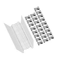 50x Clips De Vidrio Para Invernadero Herramientas De Jardín Repuesto Para Ventanas Herramientas De Reparación Para Invernadero Uso En Jardín Y Yarda - details 5