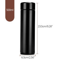 Botella Inteligente De Acero Inoxidable Con Pantalla De Temperatura Resistente a Fugas Doble Capa Mantiene Bebidas Calientes Y Frías Para Hombres - details 2