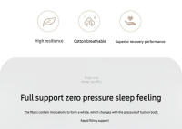 Almohada Anti-Tracción De Soja Para Adultos Y Niños Durable Para Dormitorio Estudiantes Y Hogar Ayuda Al Sueño Con Relleno De Poliéster 100% - details 9