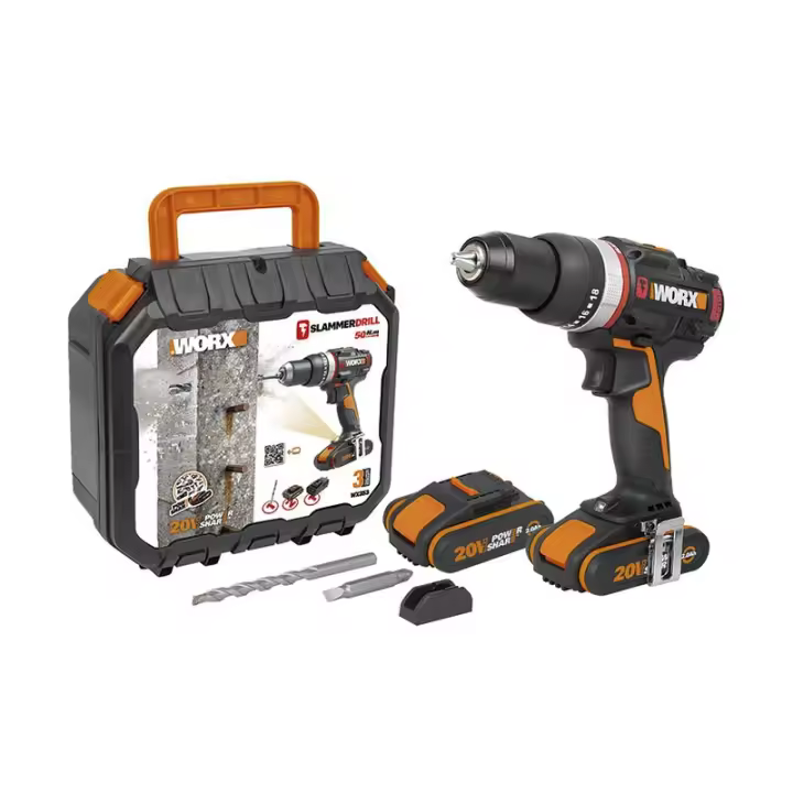 TALADRO PERCUTOR WORX WX-JCR - 1
