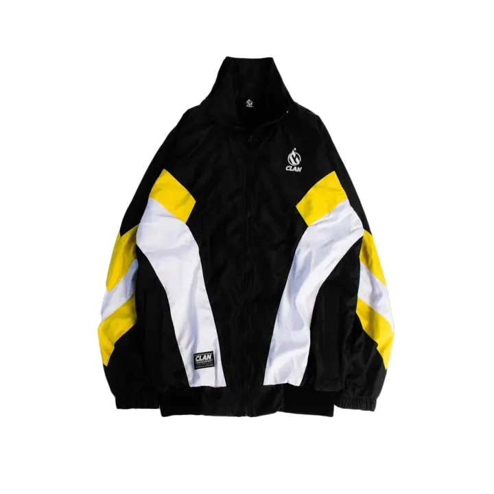 Chaqueta Clan Negra Boca Represent Windbreaker - 1