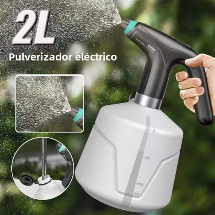Botella De Riego Eléctrica Para Jardín 2L Con Desinfección Automática Herramienta De Riego Para El Hogar Y Agricultura - 1