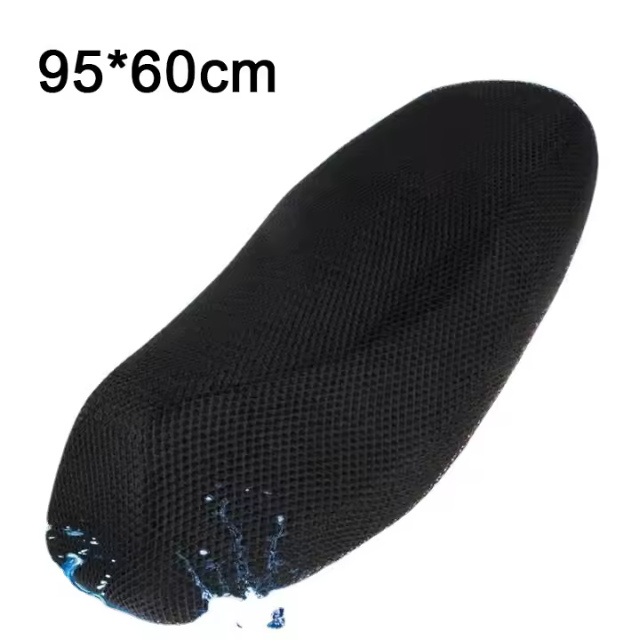 Cubierta De Asiento De Motocicleta Protectora De Malla 3D Antideslizante Accesorios Para Motocicleta Cubierta De Malla Antideslizante Para Asiento De Motocicleta - 1