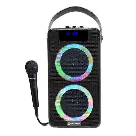 Altavoz Portátil Coolsound Party Boom A360 con Iluminación LED y Micrófono - 1