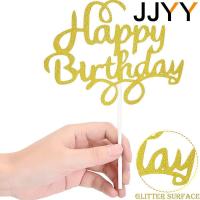 JJYY 5Pcs Topper De Pastel De Cumpleaños Para Decoración De Fiesta Infantil Con Palillos De Papel Para Pasteles Y Cupcakes - details 2