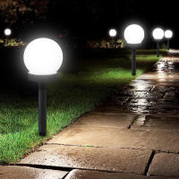 3PCS Luz Solar LED Para Exterior Impermeable Bombilla Blanca Para Jardín Calle Yate Parque Camping Iluminación De Verano - details 1