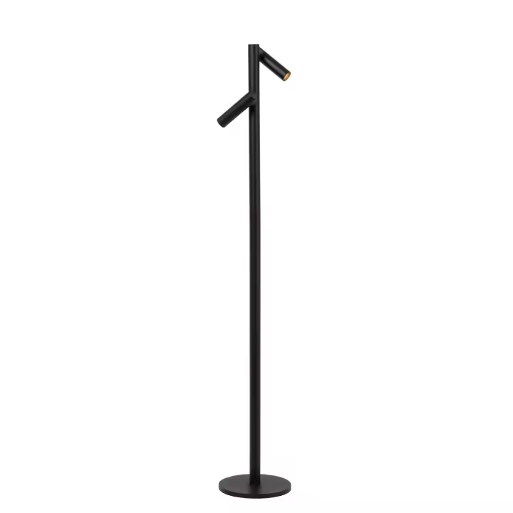 Lucide ANTRIM - Lámpara de lectura Recargable Dentro/Fuera - Batería/acumulador - LED Regul. - 2x2,2W 2700K - IP54 - Con estación de carga inalámbrica - Negro - 1