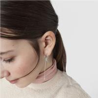 Women's Sterling Silver Animal Earrings, Creole Clasp, Elegant and Chic, Cool Collection, Small and Delicate Dangle Earrings - details 6