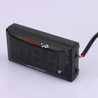 Voltímetro Digital LED Para Motocicleta Resistente Al Agua Medidor De Tensión Con Soporte Rango 12-150V Muestra De Voltaje - details 10