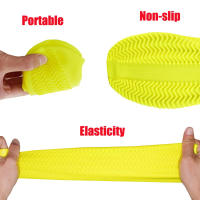 Cubrezapatos De Silicona 2PC Impermeables Reutilizables Anti-deslizantes Para Día Llovido Unisex Accesorios De Clima Para Exterior - details 10