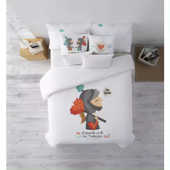 FUNDA NÓRDICA 100% ALGODÓN MODELO GUERRERA PARA CAMA DE 180 (260X240CM.) - 1