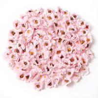 50PCs Cabezas De Rosas Artificiales Miniatura En Seda Para Decoración De Hogar Bodas Artesanía Corona Regalos Accesorios - details 8
