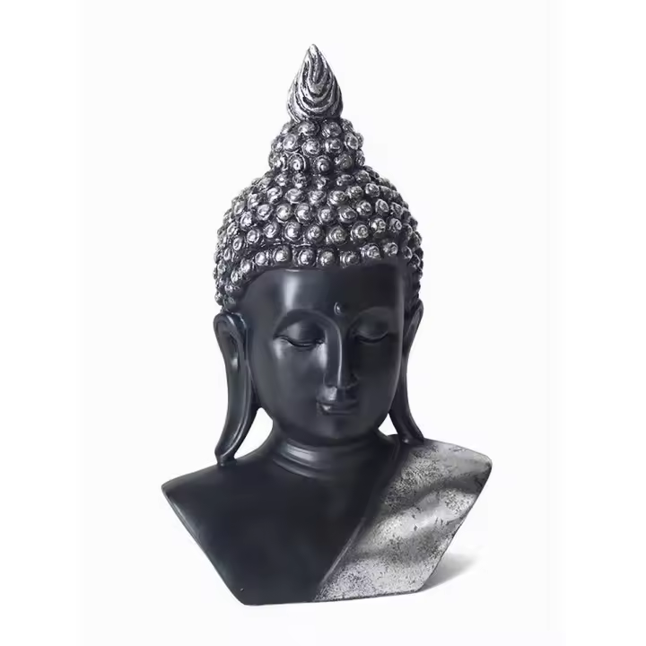 IMAGEN DE BUSTO BUDA ARGENTUM 30CM - 1
