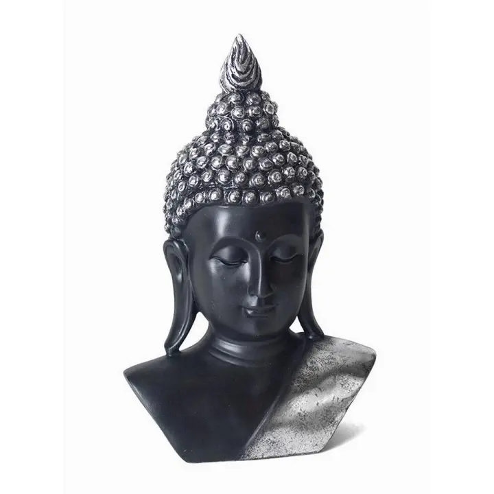 IMAGEN DE BUSTO BUDA ARGENTUM 30CM - 1