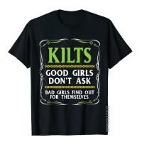Camiseta Divertida 'Buenas Niñas No Preguntan' Para Hombres Camiseta Escocesa De Algodón Estilo Kpop Sin Capucha Manga Corta - details 3