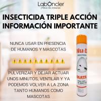 NUEVO DE LABONCLER - INSECTICIDA NU-B 750ml - EL PRIMER INSECTICIDA ACARICIDA DOBLE ACCIÓN DE EFECTO INMEDIATO QUE MATA INSECTOS VOLADORES Y RASTREROS. NUB by ECOJIN - details 0