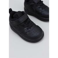 Nike COURT BOROUGH LOW 2TDV Deportivas Planas Bebé - niño (hasta la talla 30) Negro - details 1